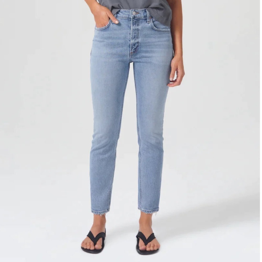 AGOLDE Willow Mid Rise Slim Crop (Stretch) Jeans - 26